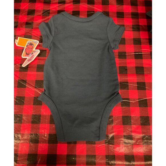 Mawut Latin America Map Baby Onesie 0-3M Blue Stretchy Cotton Blend Short Sleeve - Picture 5 of 5